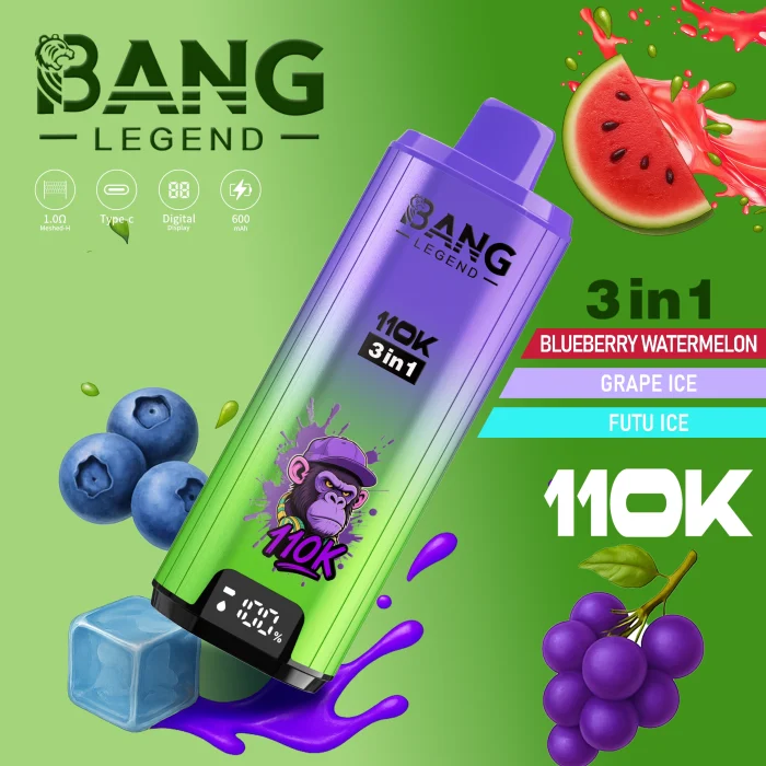 Bang Legend 110K Puffs 3 in 1 Tease selection Disposable Vape - Image 11
