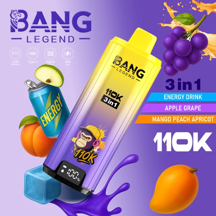 Bang Legend 110K Puffs 3 in 1 Tease selection Disposable Vape - Image 9