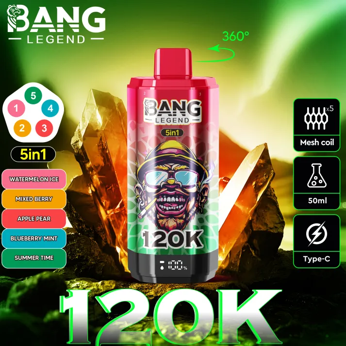 Bang-120k-Watermelon-Ice-Mixed-Berries-Apple-Pear-Blueberry-Mint-Summer-Time.webp Bang Legend 120K Puffs Disposable Vape - Image 12