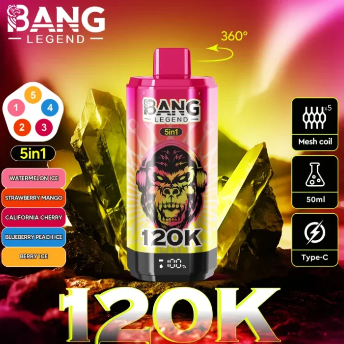 Bang-120k-Watermelon-Ice-Strawberry-Mango-California-Cherry-Blueberry-Peach-Ice-Berry-Ice.webp Bang Legend 120K Puffs Disposable Vape - Image 13