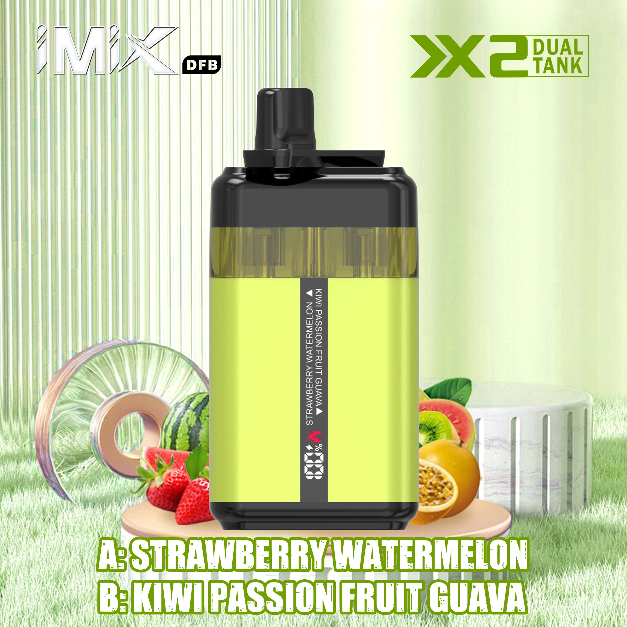 iXiM-DUAL-TANK-40k-puffs-Disposable-Vape-STRAWBERRY-WATERMELON-KIWI-PASSION-FRUIT-GUAVA.webp iXiM DUAL TANK 40k puffs Disposable Vape - Image 4