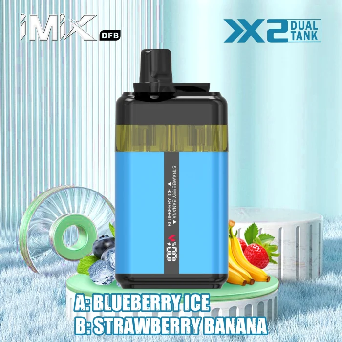 iXiM-dual-tank-40k-blueberry-ice-strawberry-banana.webp iXiM DUAL TANK 40k puffs Disposable Vape - Image 11