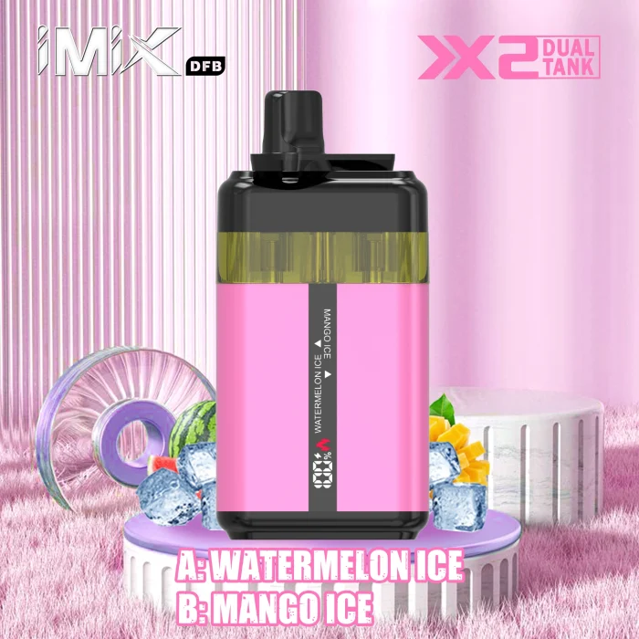 iXiM-dual-tank-40k-puffs-disposable-vape-watermelon-ice-mango-ice.webp iXiM DUAL TANK 40k puffs Disposable Vape - Image 2