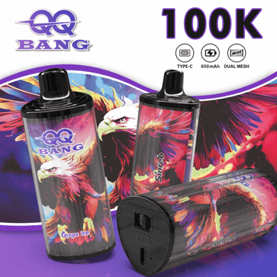 qq-bang-100k-grape-ice.png QQBANG 100K Disposable Electronic Cigarette – 100,000-Pot Rechargeable Device - Image 9