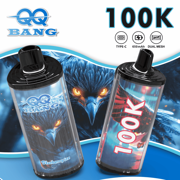 qq-bang-100k-main-picture-1.png QQBANG 100K Disposable Electronic Cigarette – 100,000-Pot Rechargeable Device - Image 8