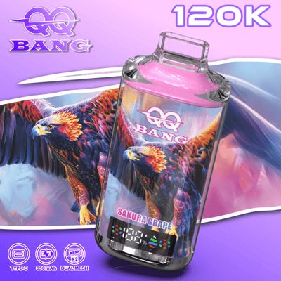 qq-bang-120k-sakura-grape-3.png QQBANG 120K Crystal Disposable Vape – 120,000 Puffs Multi-Flavor Device - Image 5